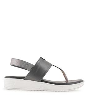 open-toe slip-on sandals