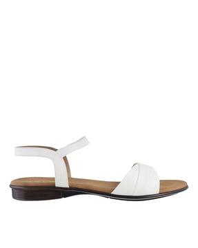 open-toe slip-on sandals