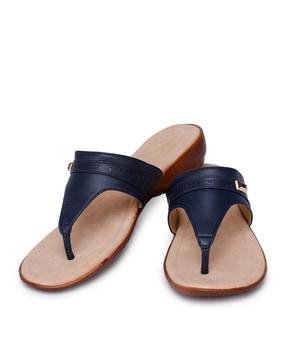 open-toe t-strap sandals