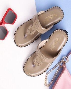 open-toe t-strap sandals