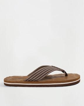 open-toe thong-strap flip flops