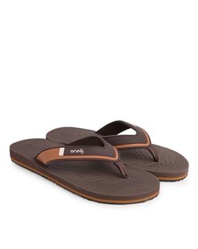 open-toe thong-strap flip-flops