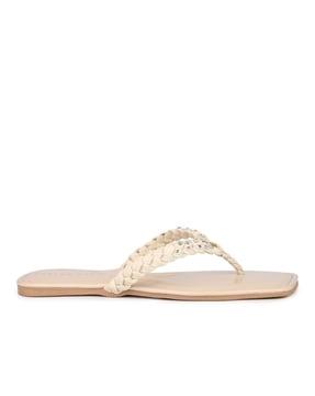 open-toe thong-strap sandals