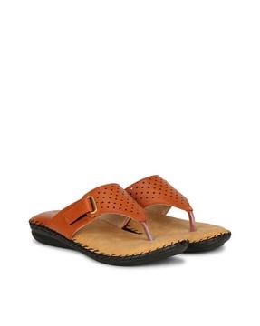 open-toe thong-strap sandals