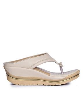 open-toe thong-strap sandals