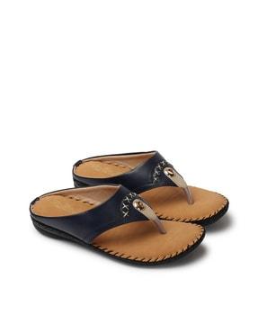 open-toe v-strap sandals