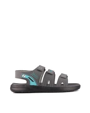 open-toe velcro fastening sandals