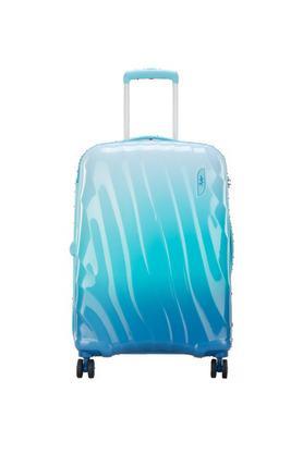 openskies polycarbonate tsa lock hard trolley - blue