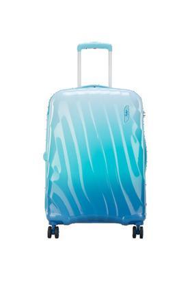 openskies polycarbonate tsa lock hard trolley - blue