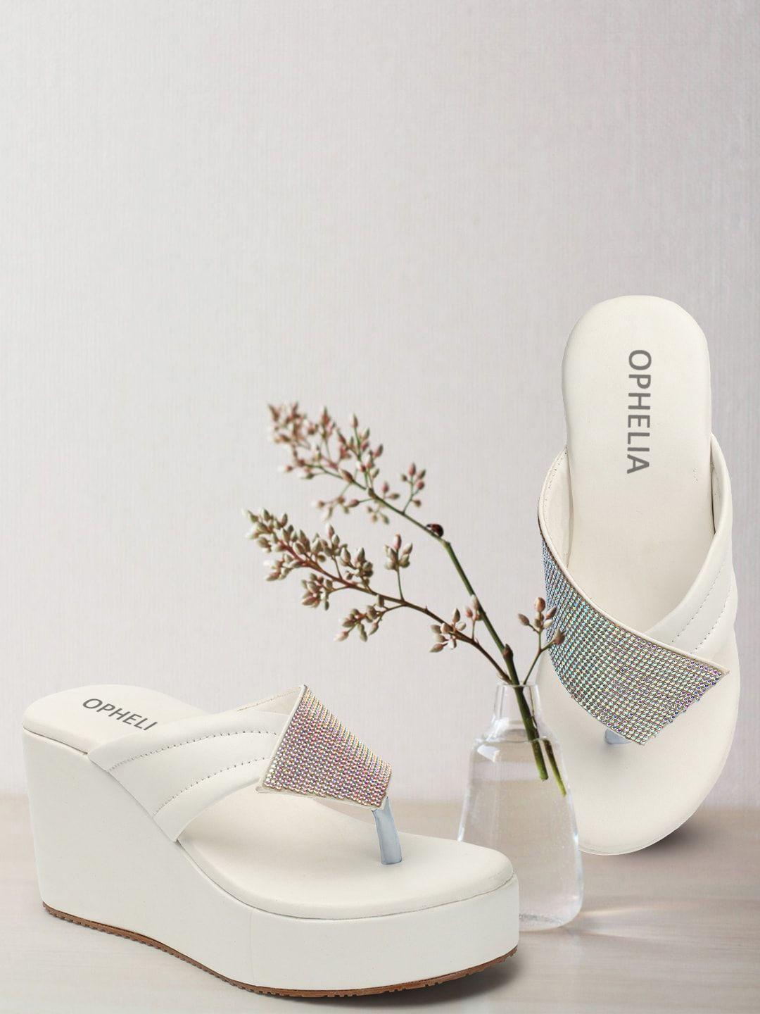 ophelia embellished wedge heels