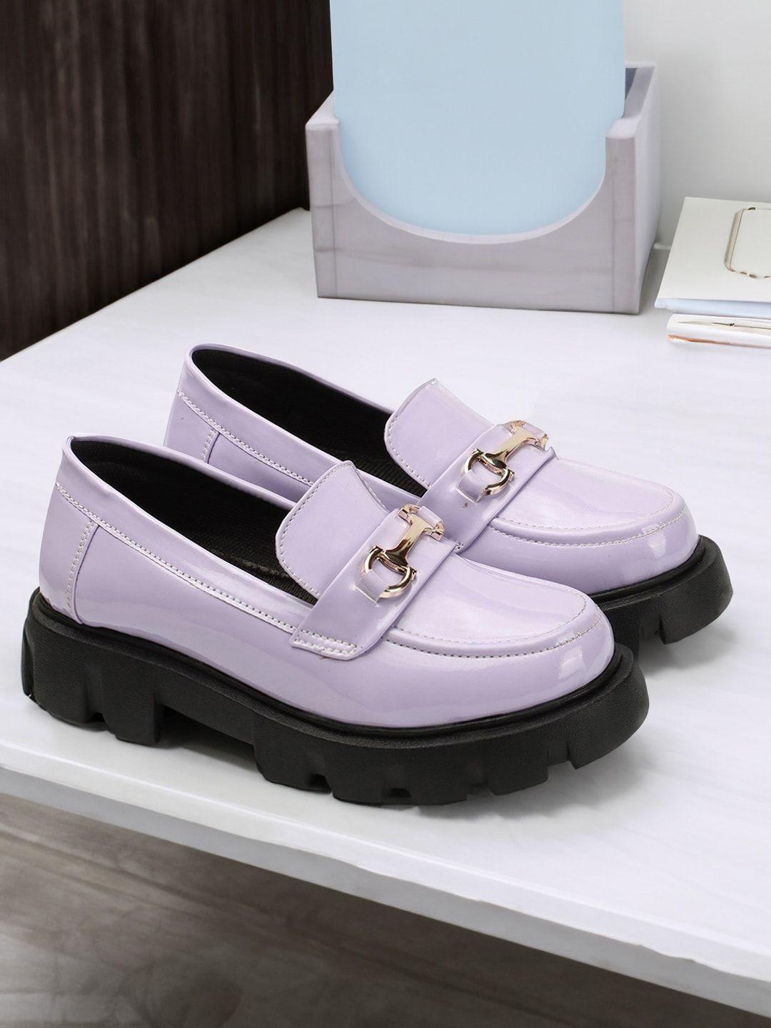 ophelia women purple loafers