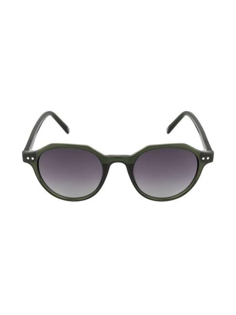 opium black rectangular unisex sunglasses