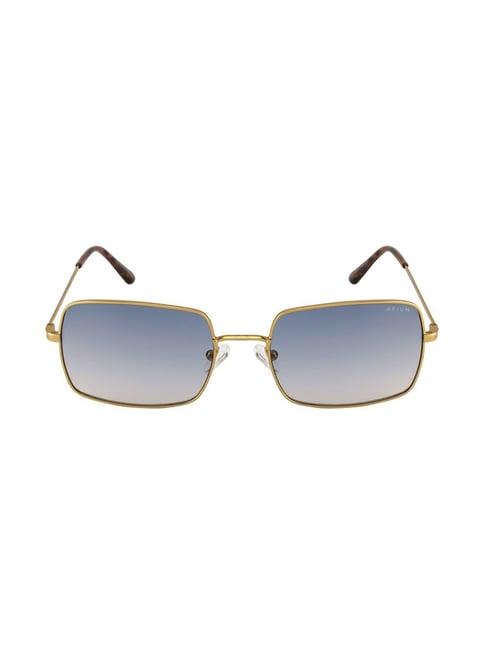 opium blue rectangular sunglasses for women