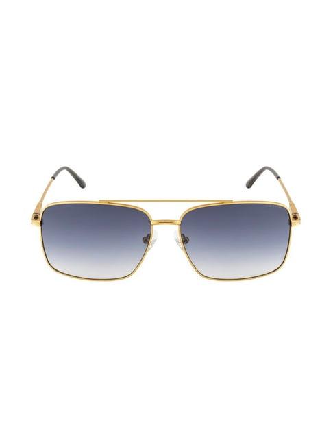 opium blue square sunglasses for men