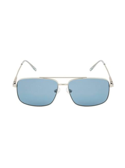 opium blue square sunglasses for men