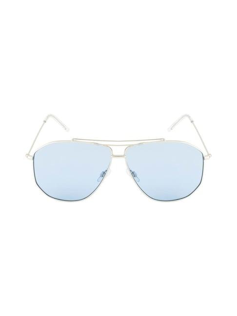 opium blue uv protection aviator unisex sunglasses