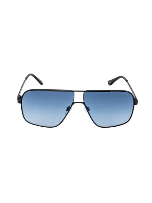 opium blue uv protection square sunglasess for men