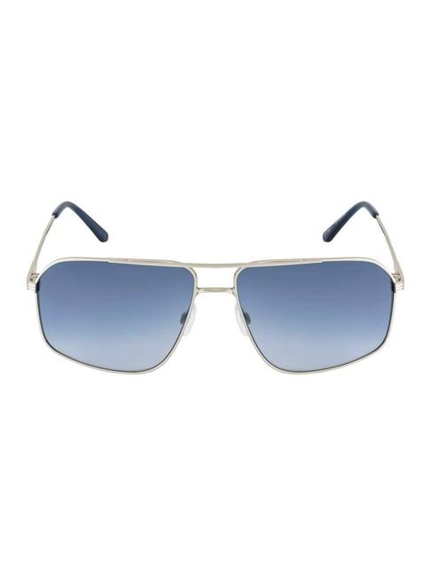 opium blue uv protection square sunglasess for men