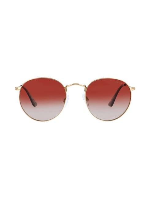 opium brown round unisex sunglasses