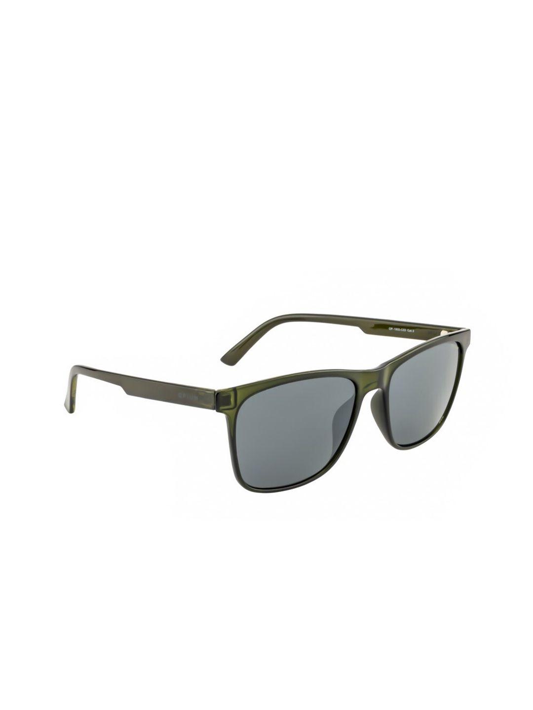 opium men grey lens & green wayfarer sunglasses with uv protected lens op-1900-c03