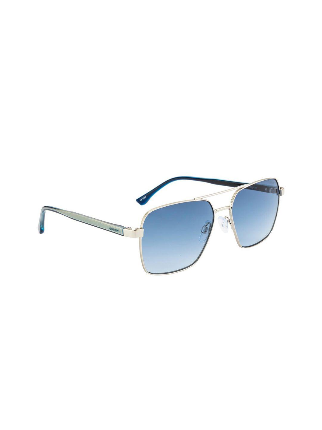 opium men square sunglasses with uv protected lens op-1862-c04