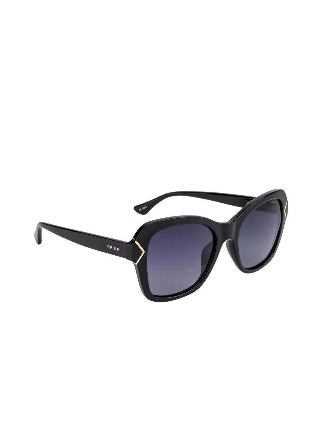 opium women butterfly sunglasses with polarised and uv protected lens op-1952-c01