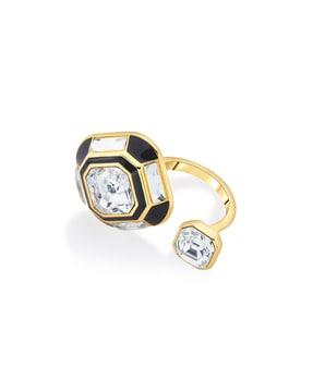 optic double crystal ring