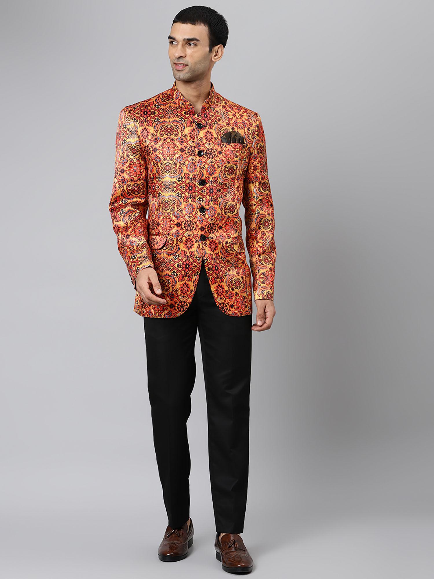 orange coat suit (set of 2)