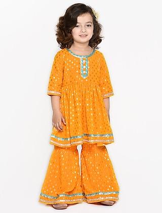 orange-printed-sharara-set-for-girls