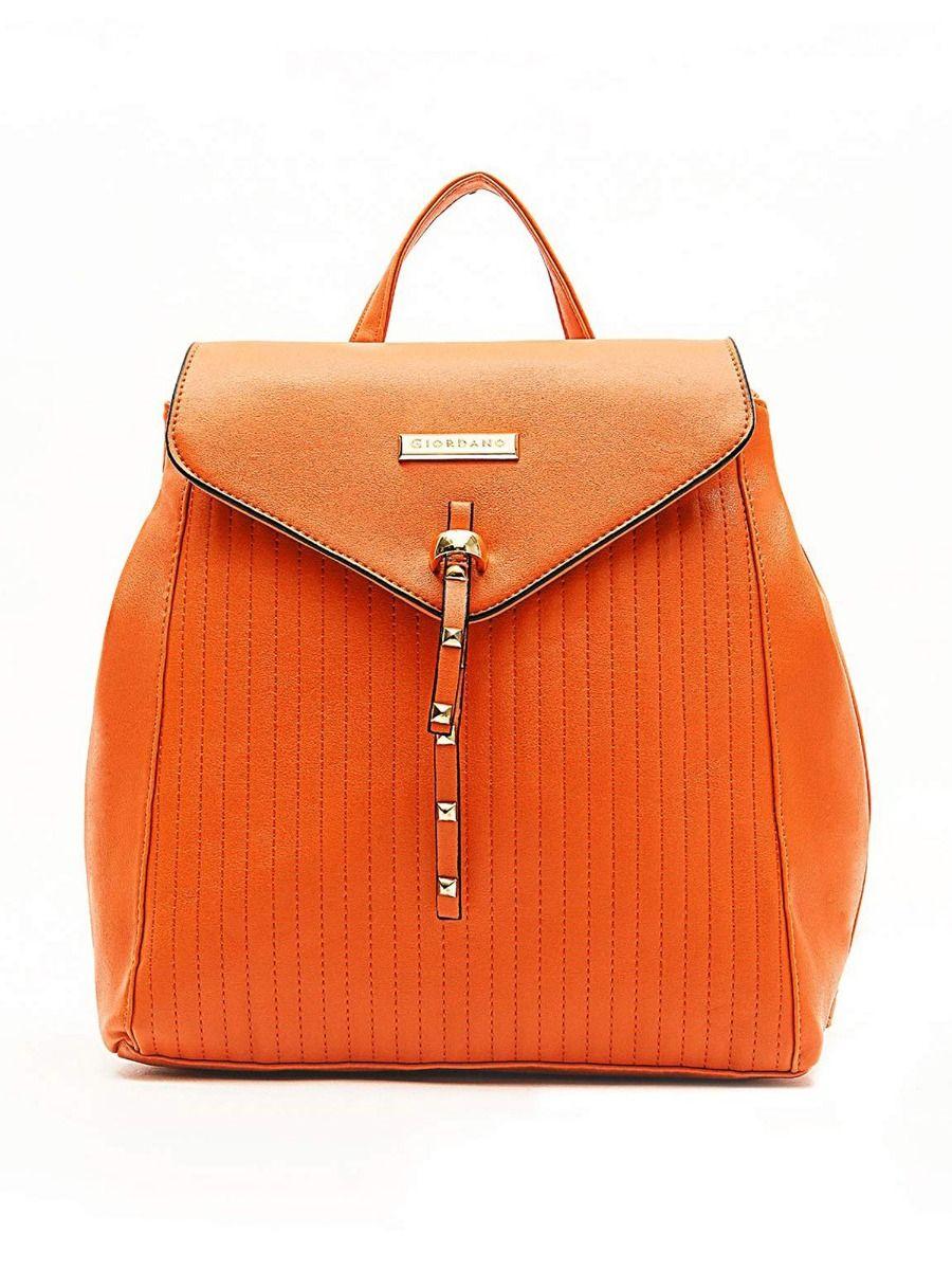 orange solid backpack