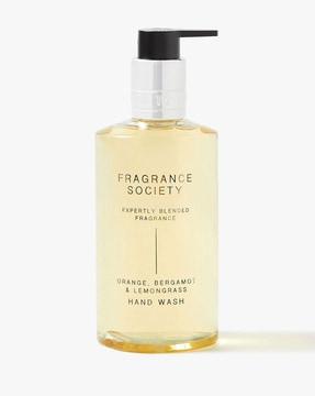 orange bergamot & lemongrass hand wash