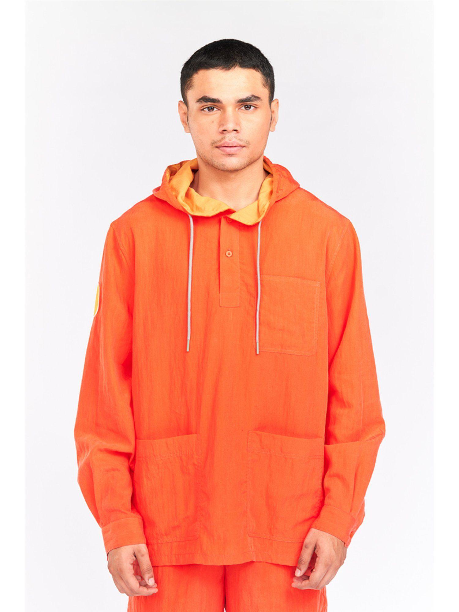 orange boat hoodie