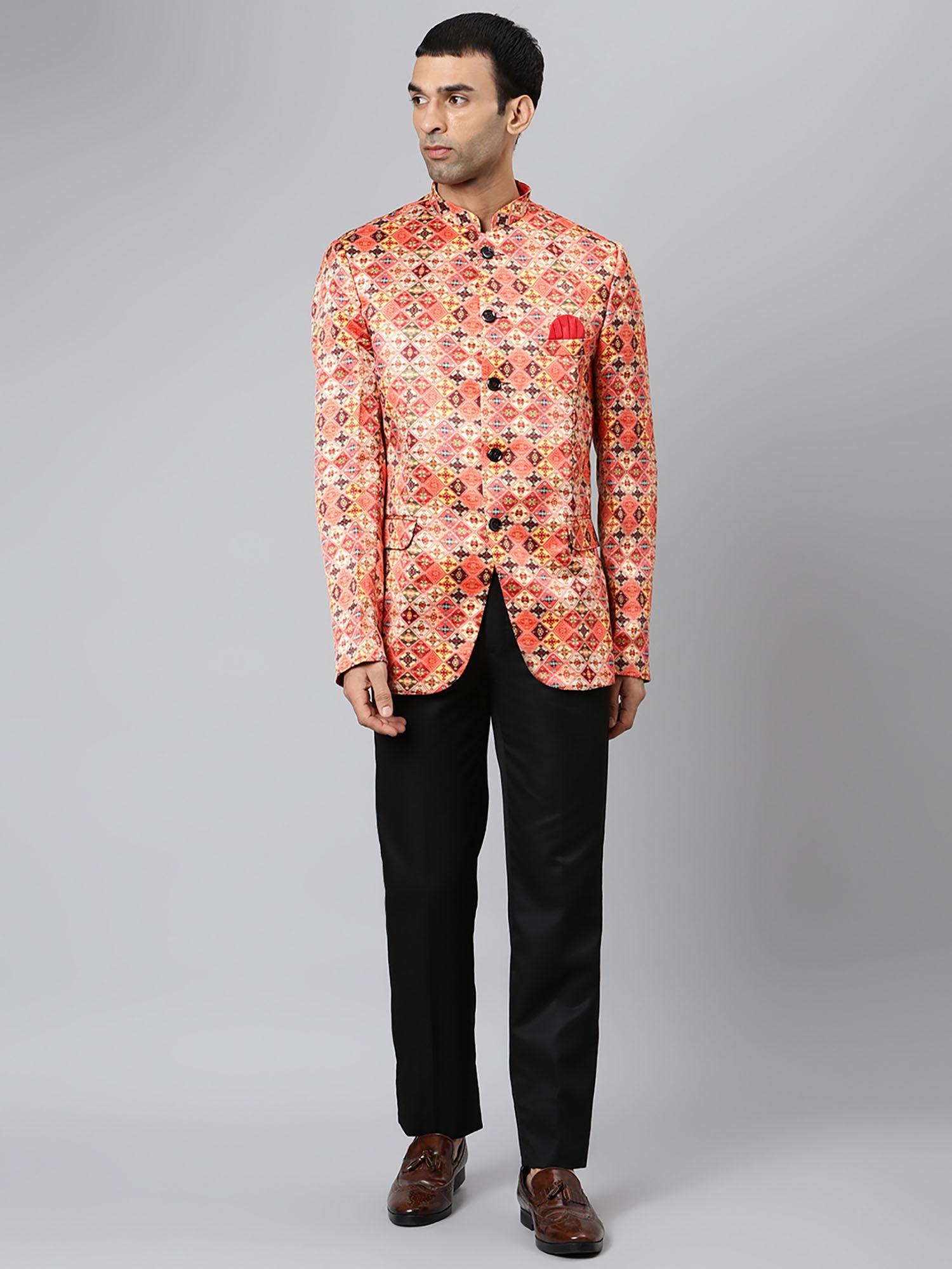 orange coat suit (set of 2)