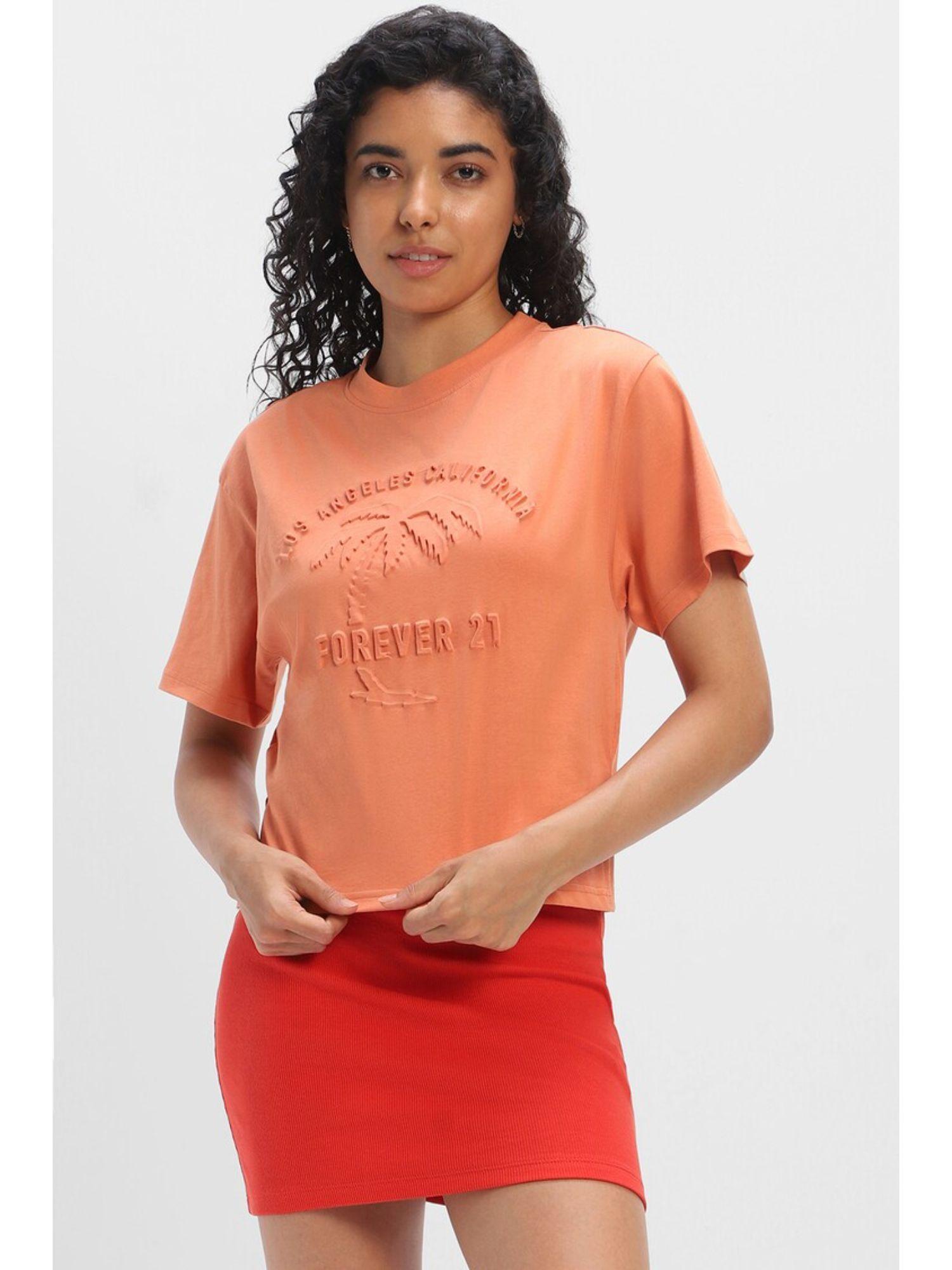 orange graphic t-shirts