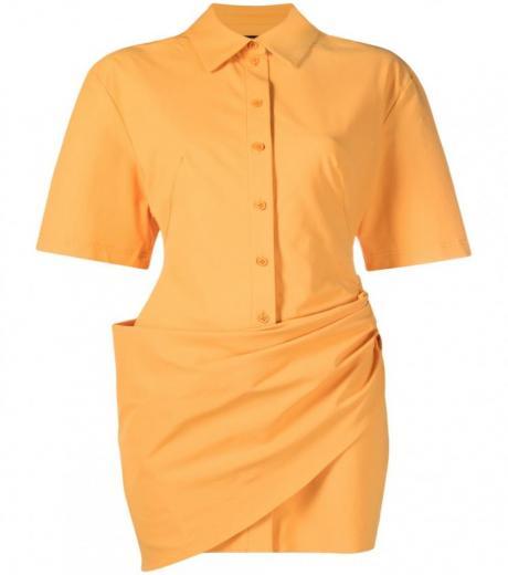 orange la robe camisa dress
