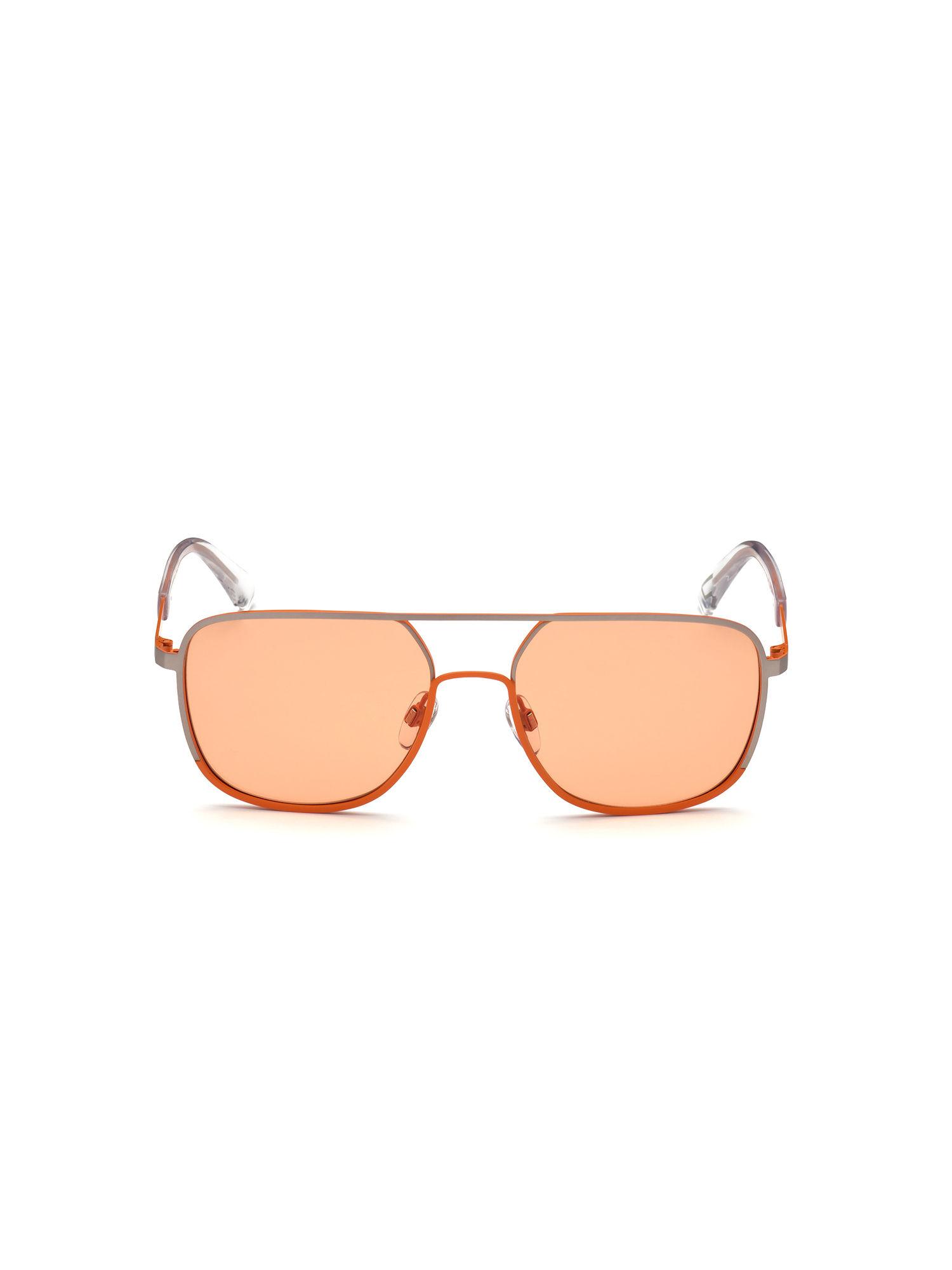 orange oval full rim sunglasses - dl0325 55 15e