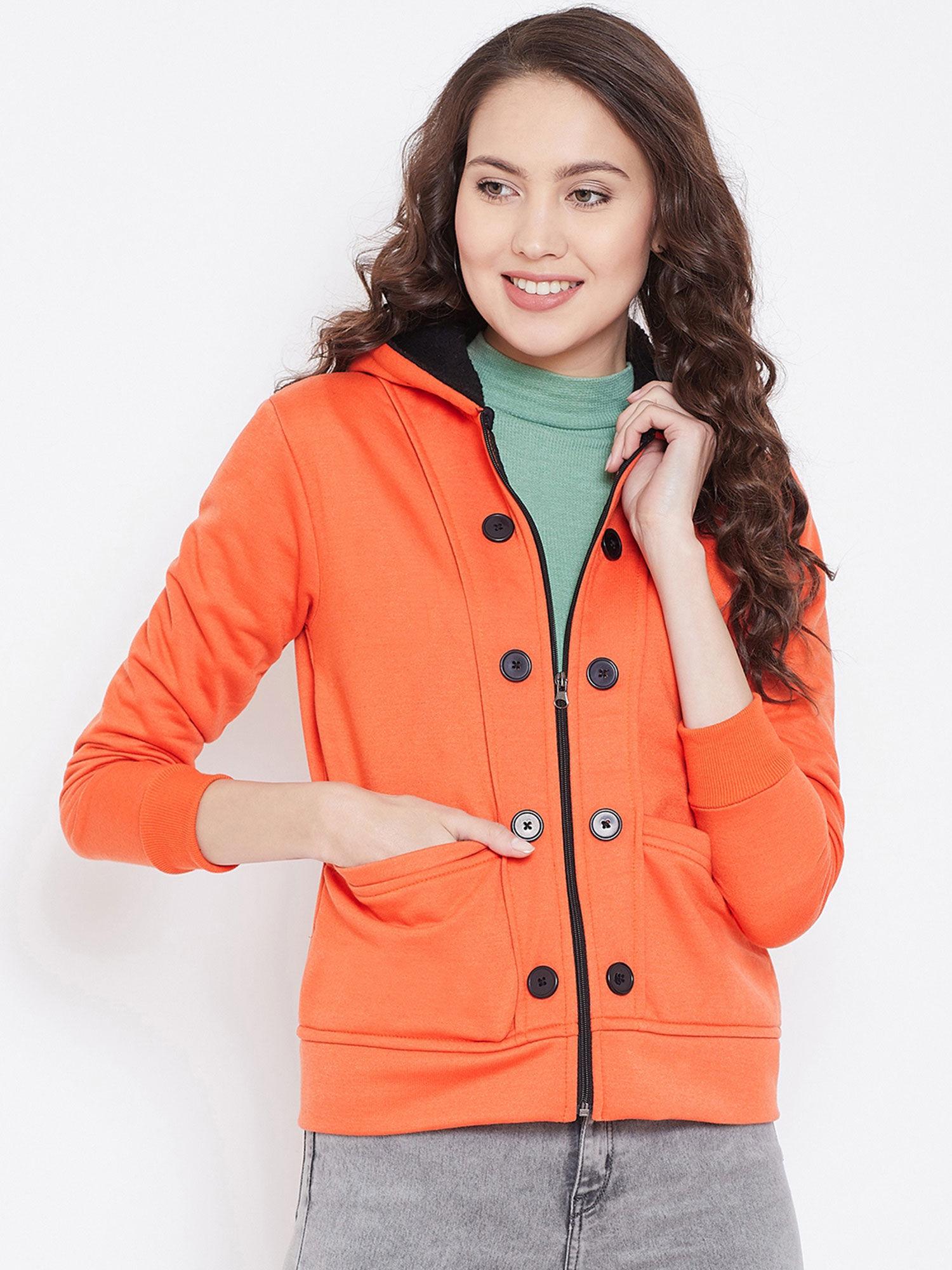 orange solid jacket