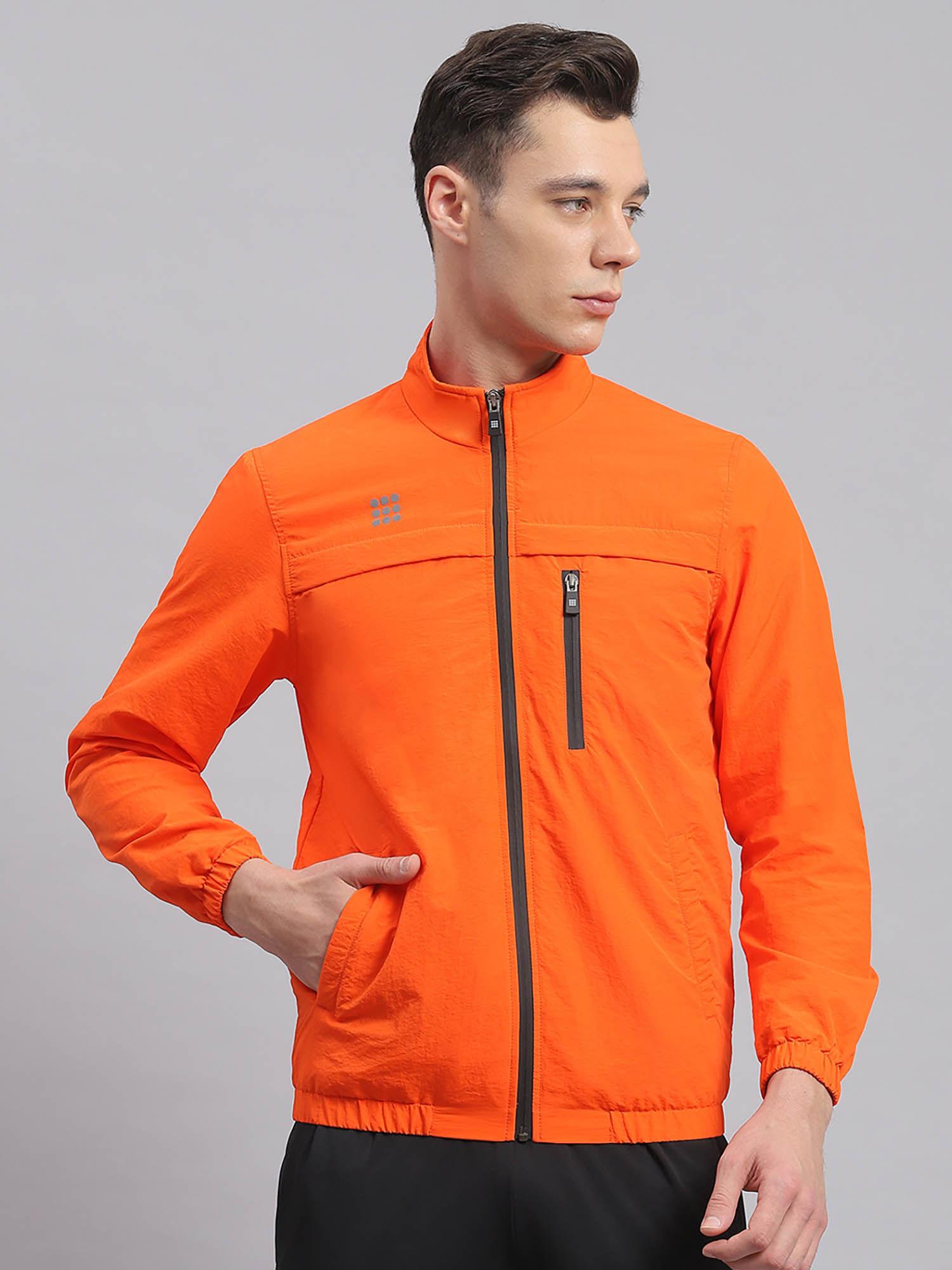 orange solid jacket