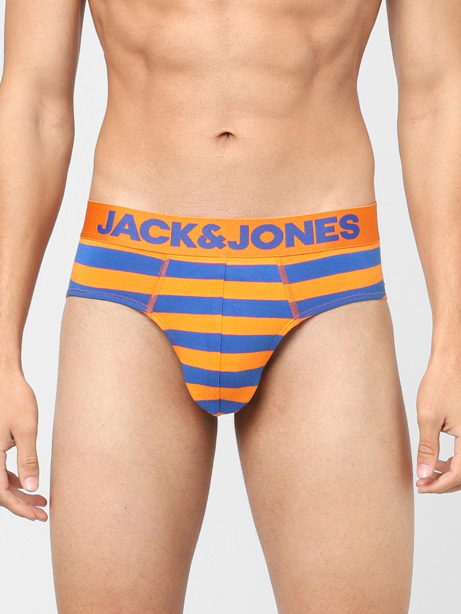 orange striped briefs