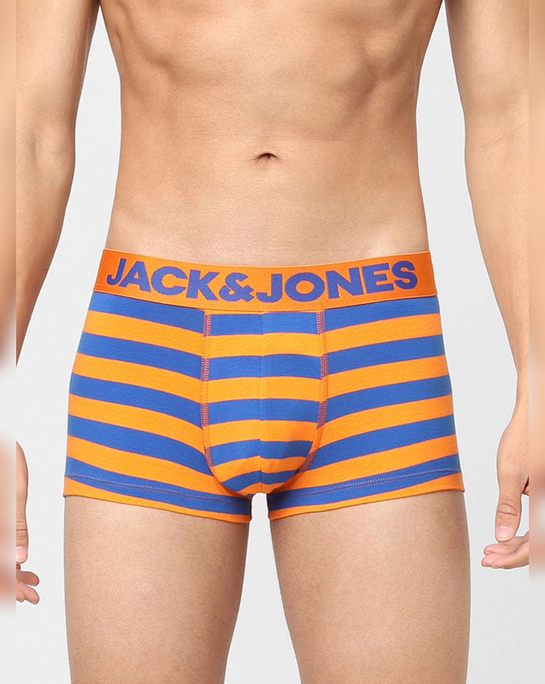 orange striped trunks