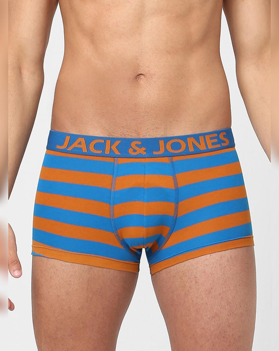 orange striped trunks