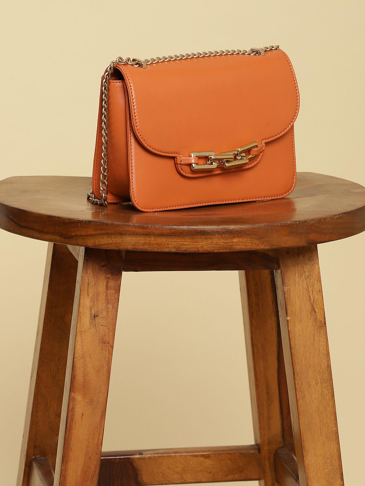 orange sunset sling bag