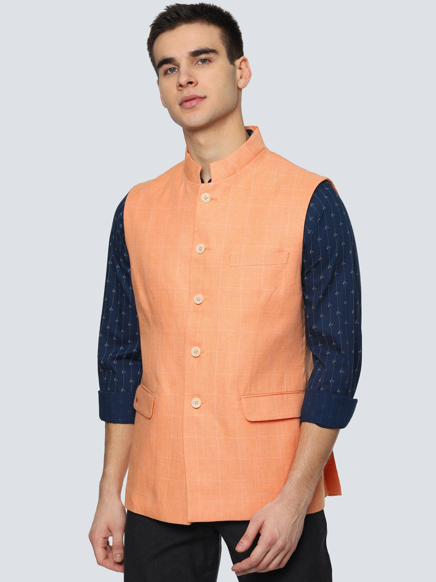 orange waistcoat