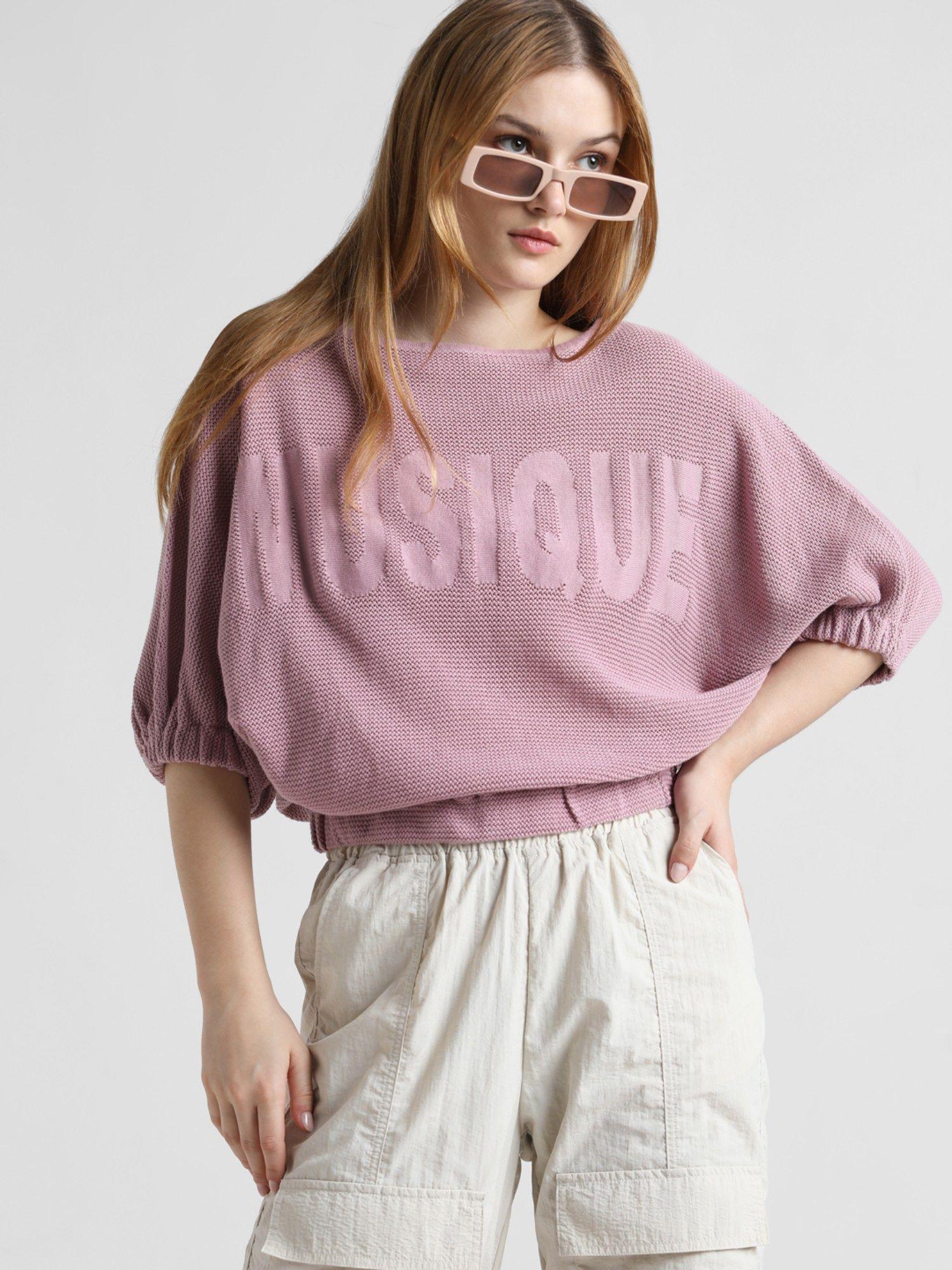 orchid oversized pullover