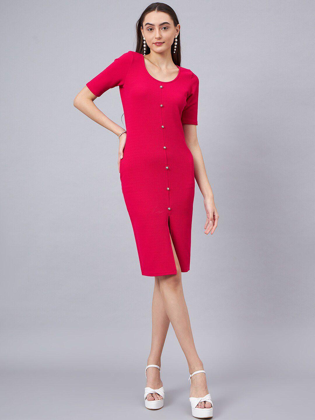 orchid hues sheath dress