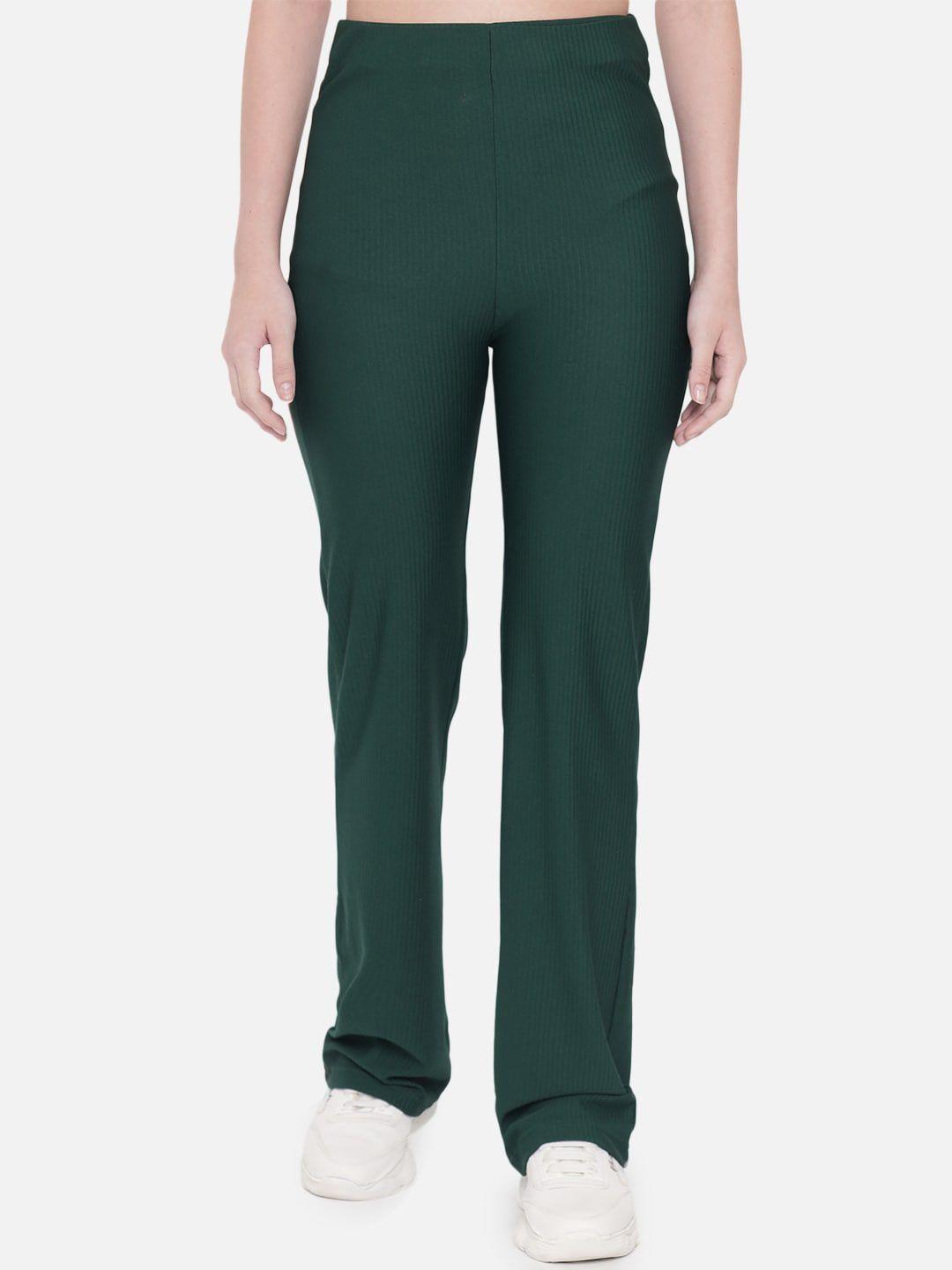 orchid hues women high-rise easy wash trousers