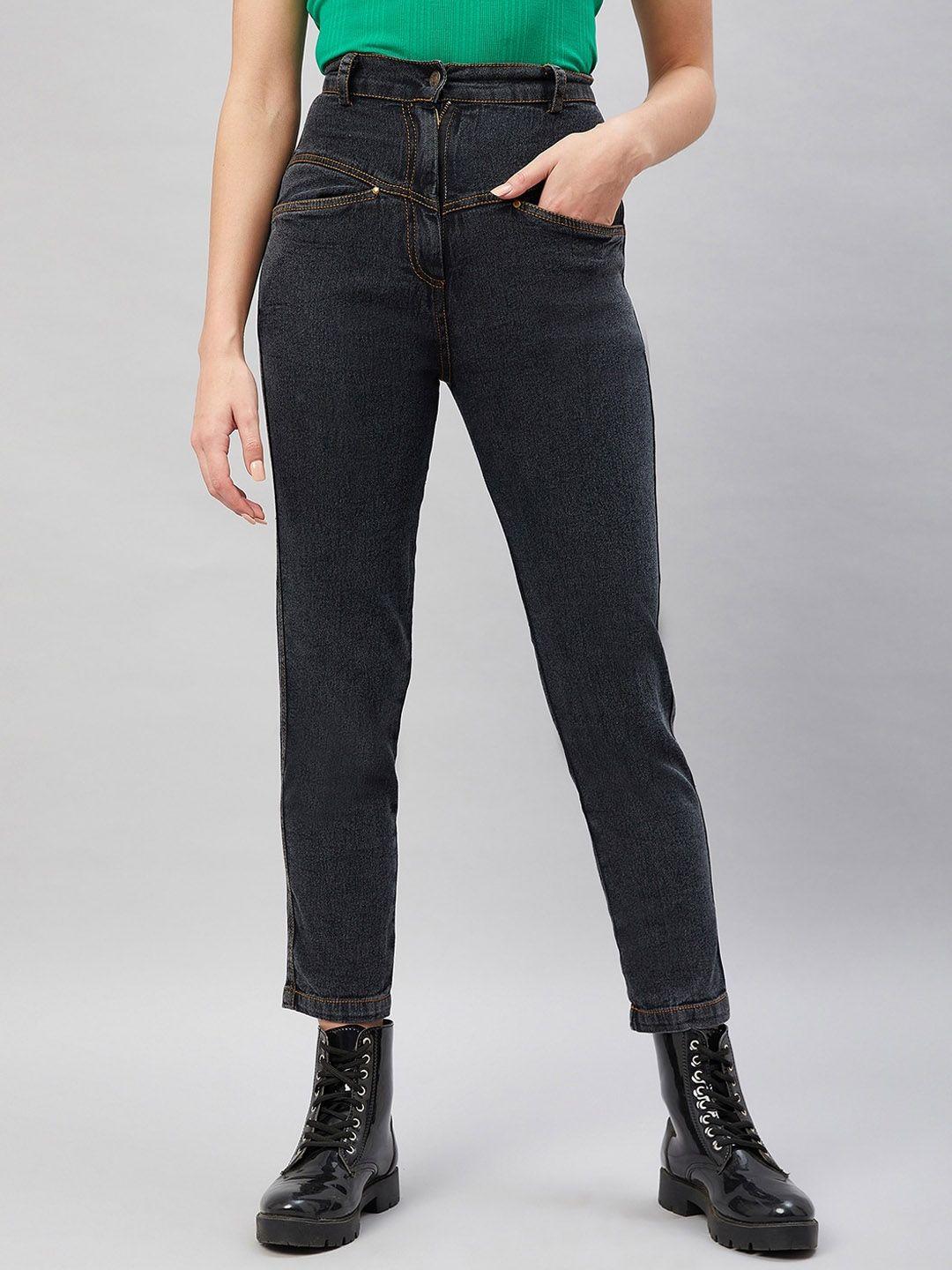 orchid hues women skinny fit high-rise stretchable jeans