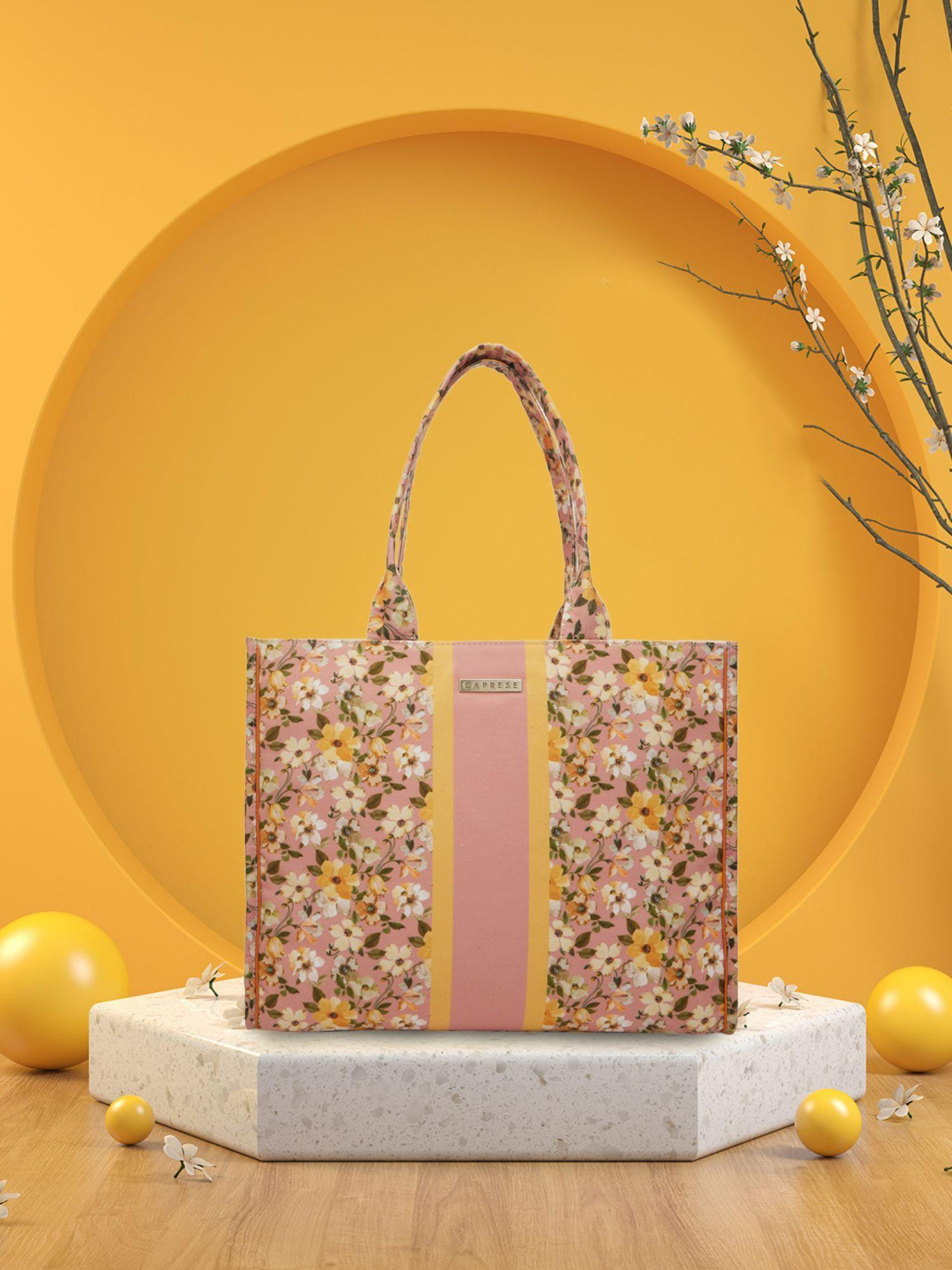 orchid tote bag pink