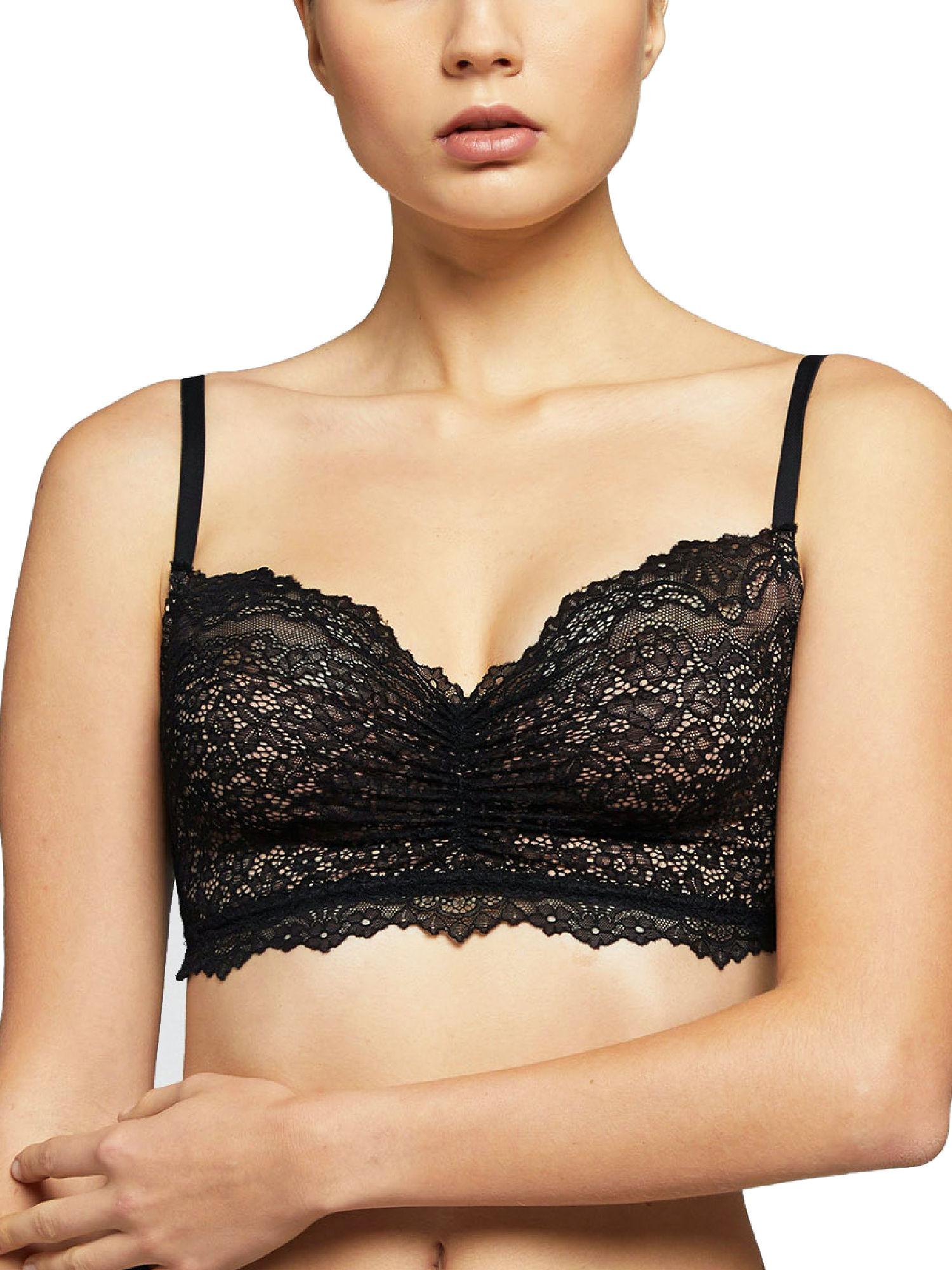 orchidea black lace wirefree bra