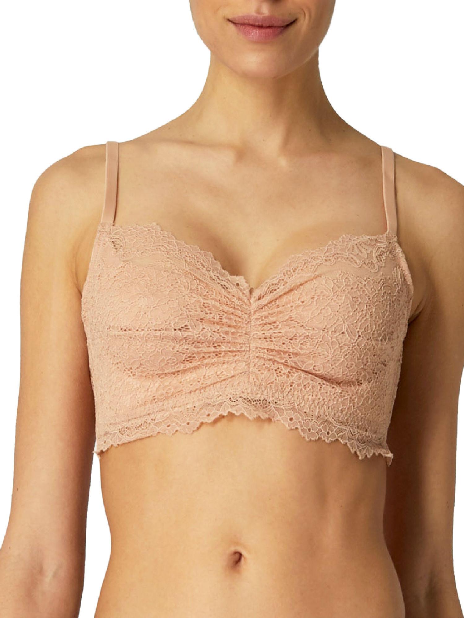 orchidea rosy beige lace wirefree bra